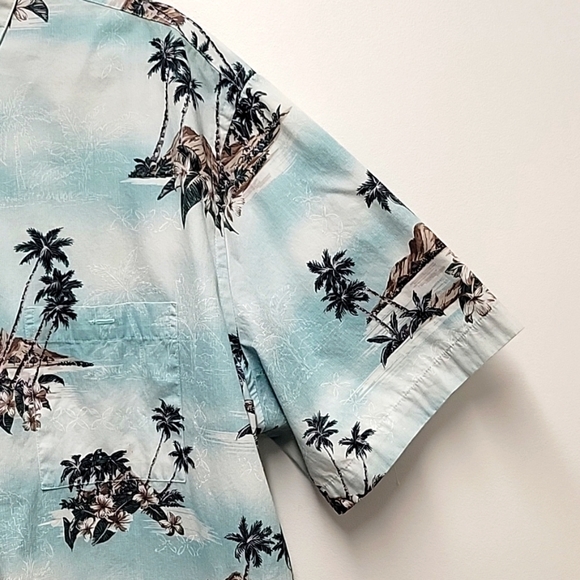Windham Pointe Hawaiian Men's Shirt Short Sleeves Palm Trees Size XXL - Picture 4 of 8